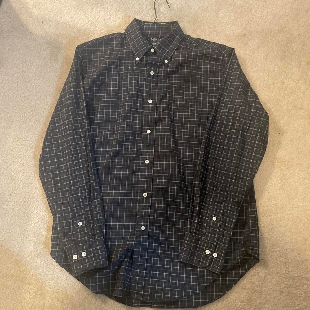Ralph-lauren Women's Navy and Grey Shirt